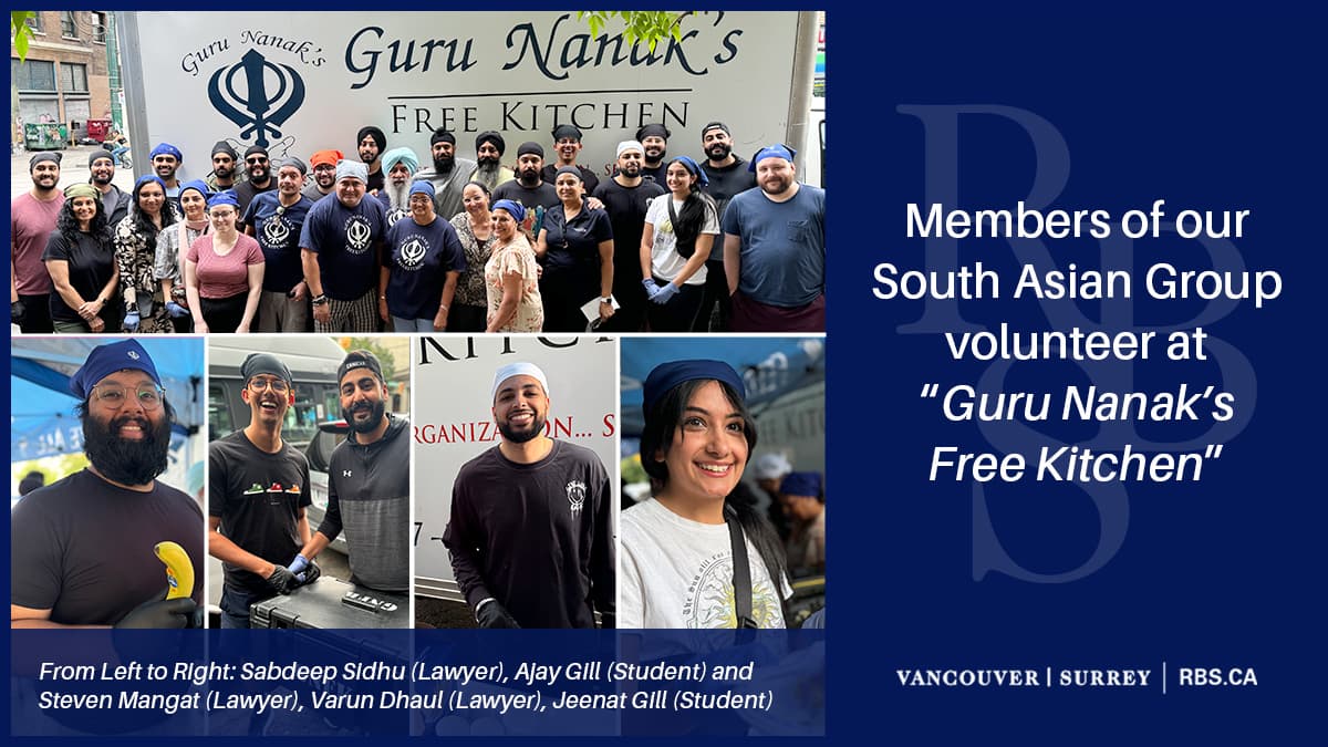 Members of our South Asian Group volunteer at Guru Nanak's Free Kitchen