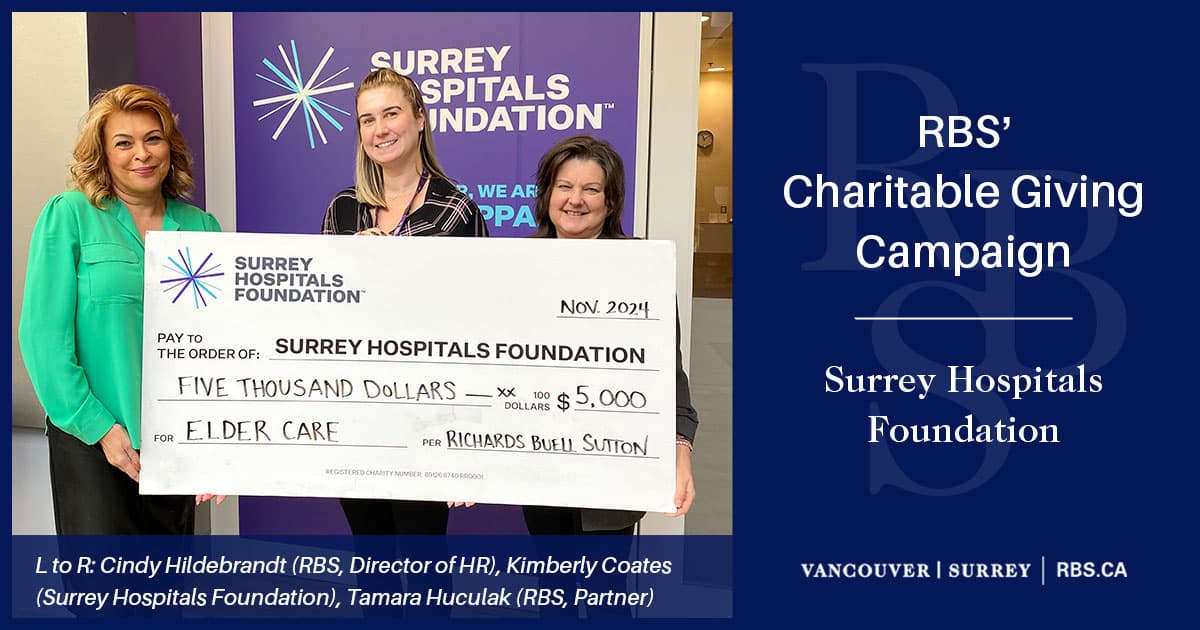 Supporting Surrey Hospitals Foundation